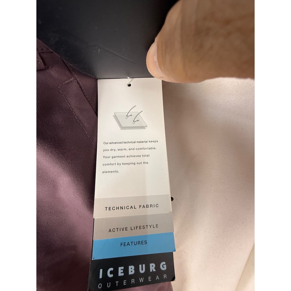 Iceburg Snow Pants Womens M Purple Bib WM3-290 W BIB M Technical Ski Overalls - Picture 4 of 10